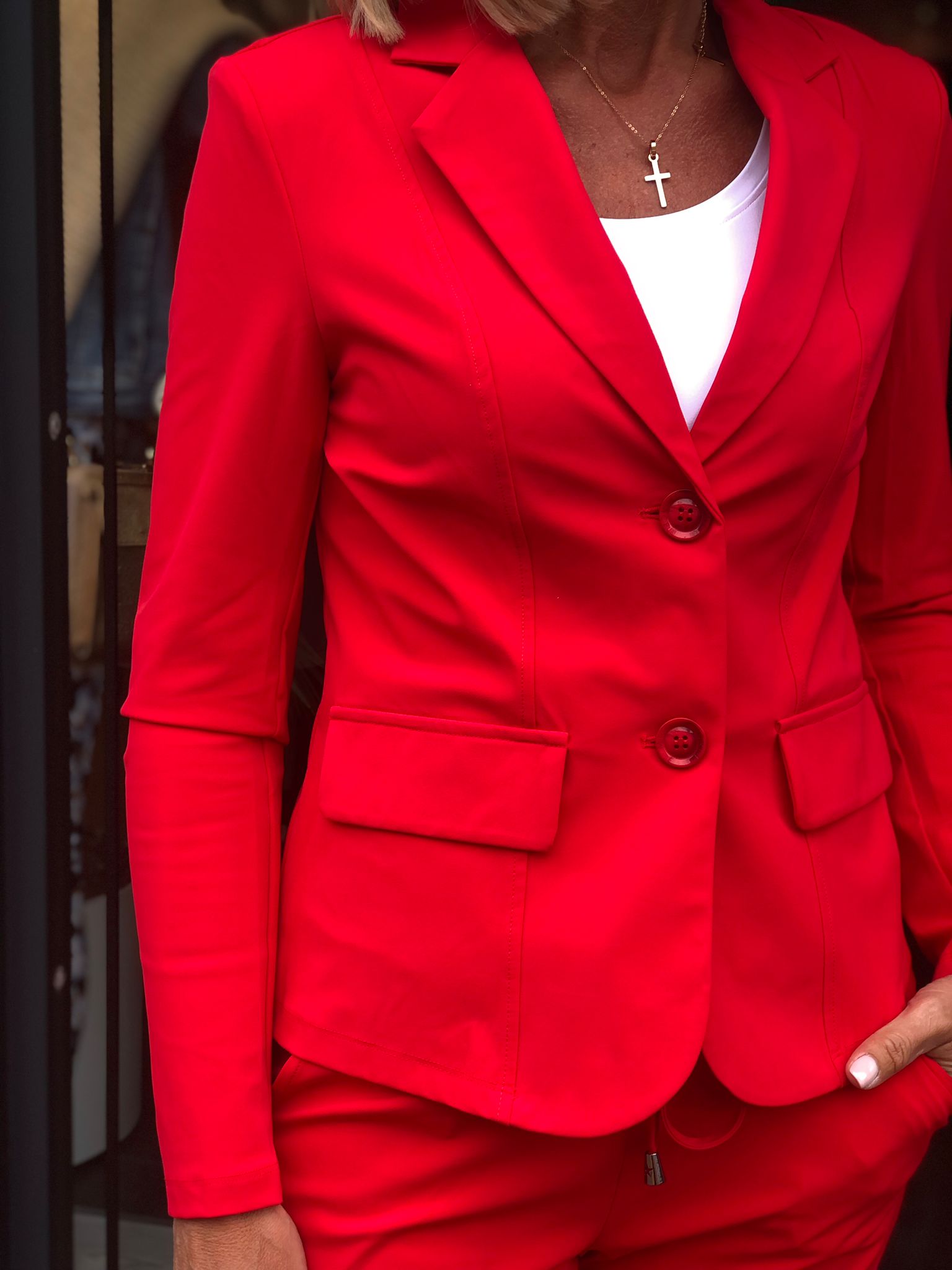 Mi Piace Travelstof Blazer 202015 rood