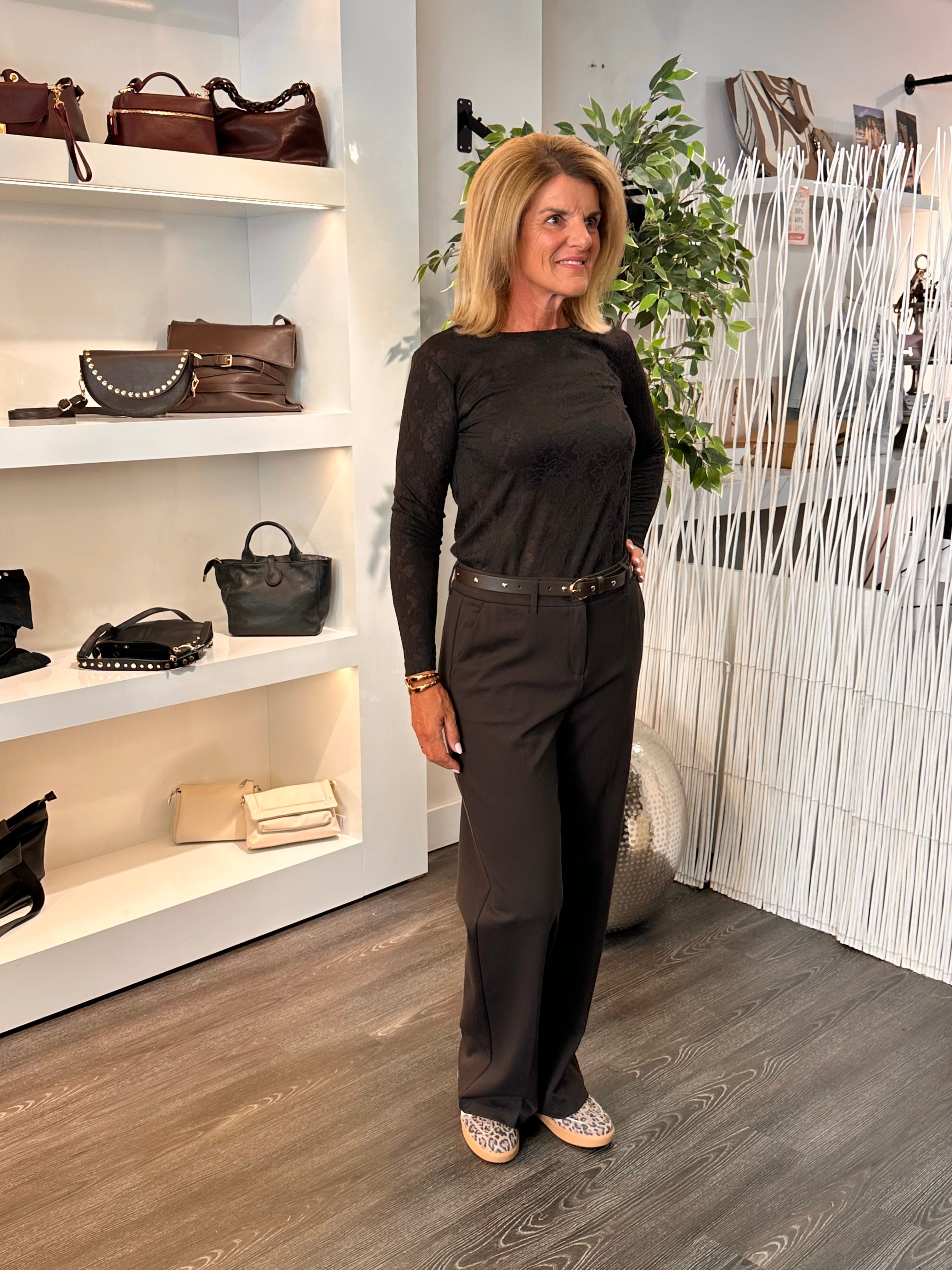 Red Button Colette Punta Broek espresso L33