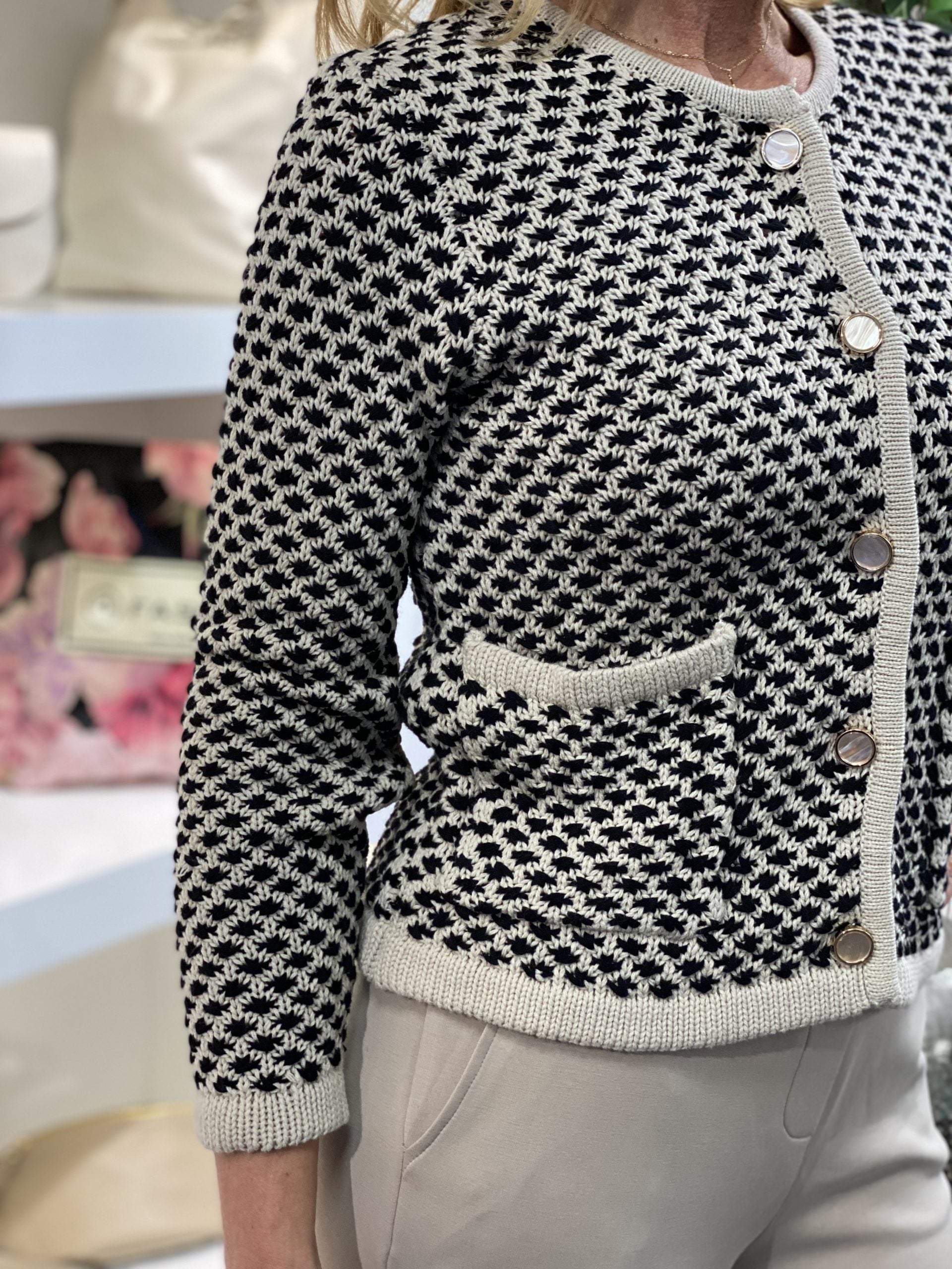 Freequent Cotla Vest moonbeam black