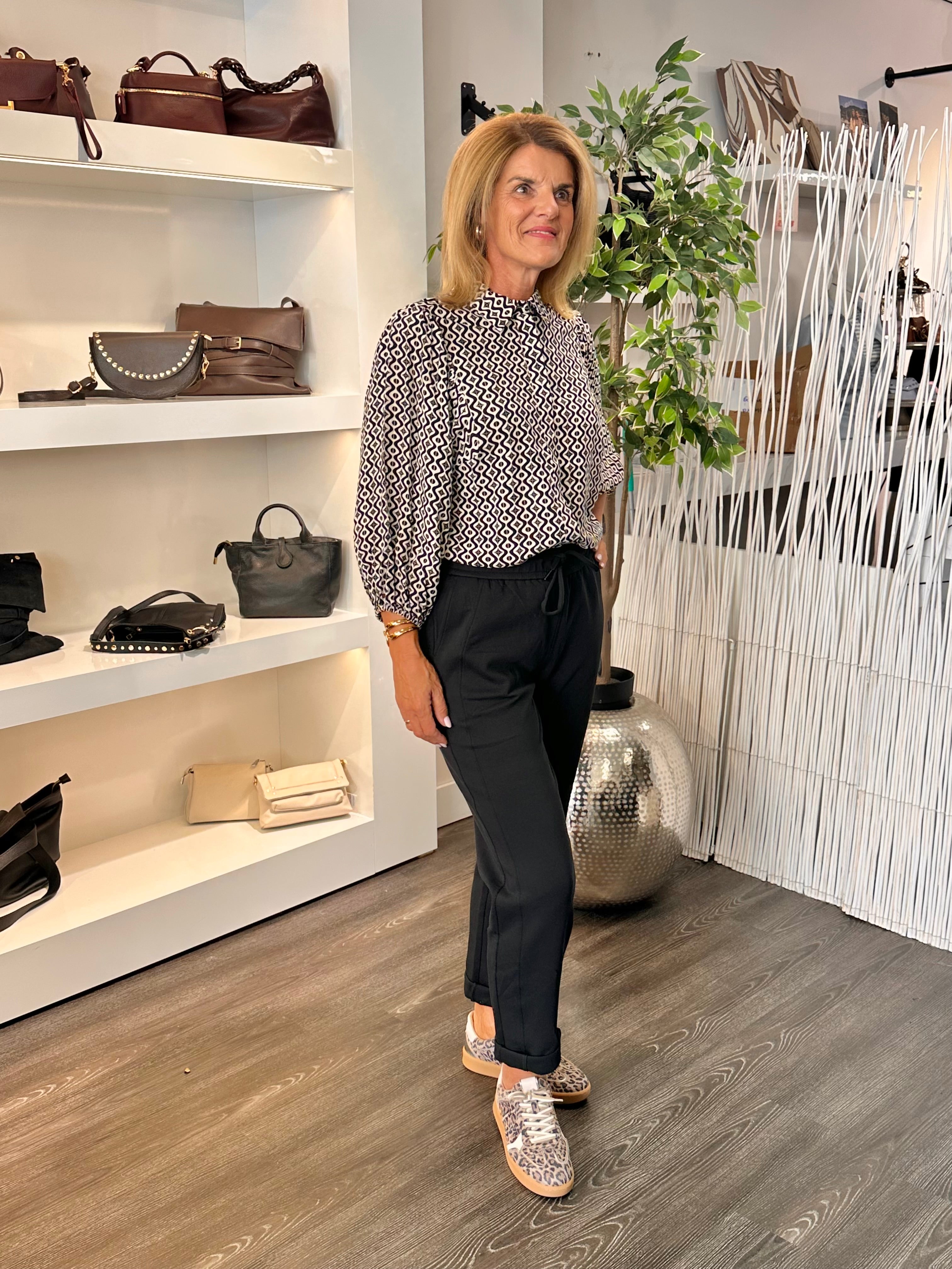 Red Button Stella Scuba Broek zwart