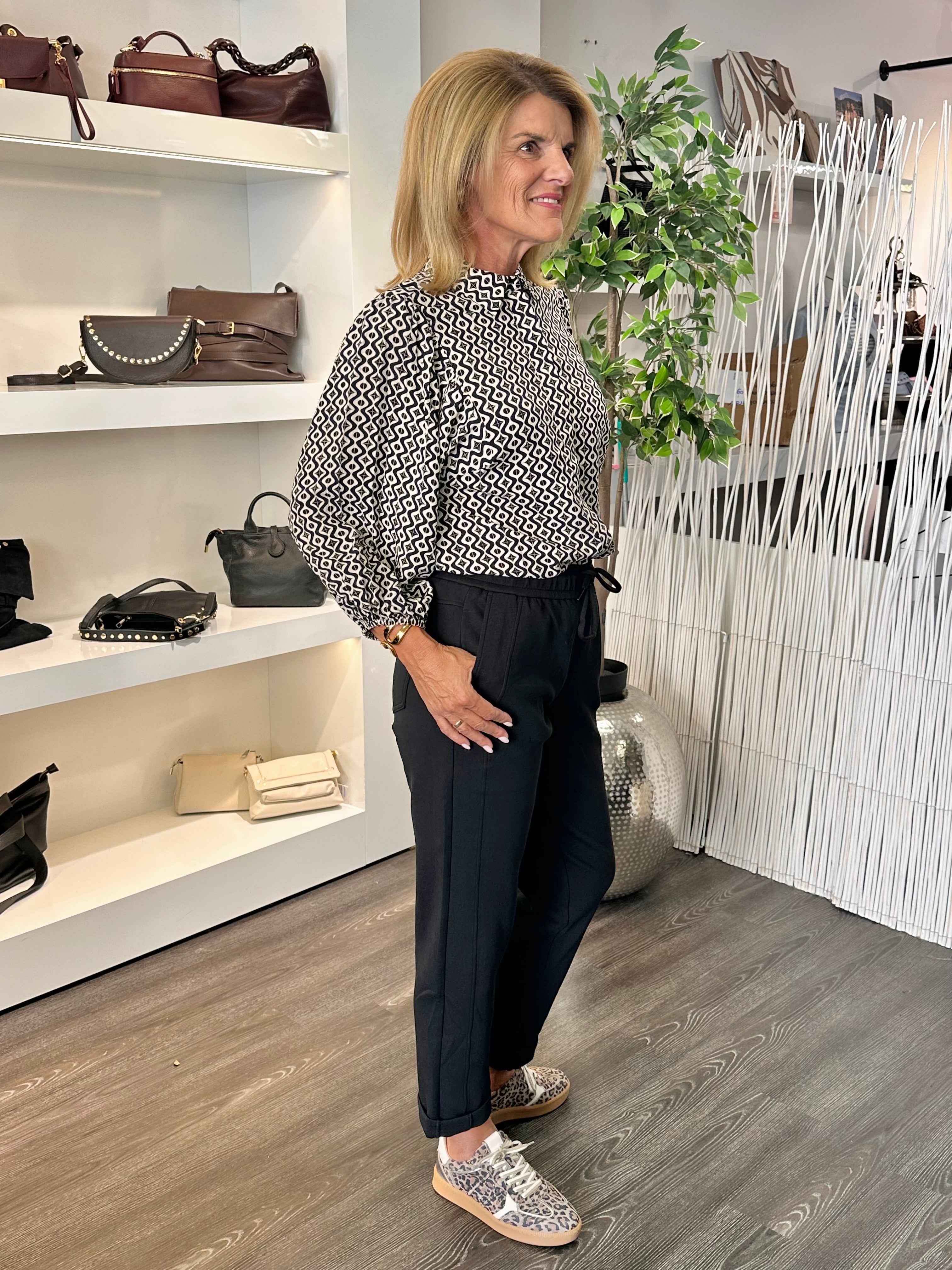 Red Button Stella Scuba Broek zwart