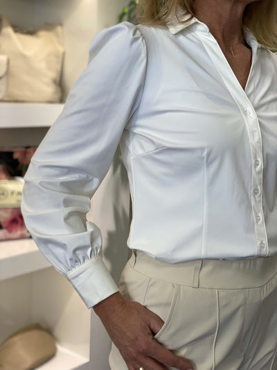 Triple Nine Travelstof Blouse 5910 offwhite