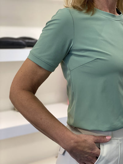 Triple Nine Travelstof Top 8901 saliegroen sage groen