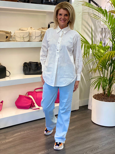 Azzurro Blouse wit 0076