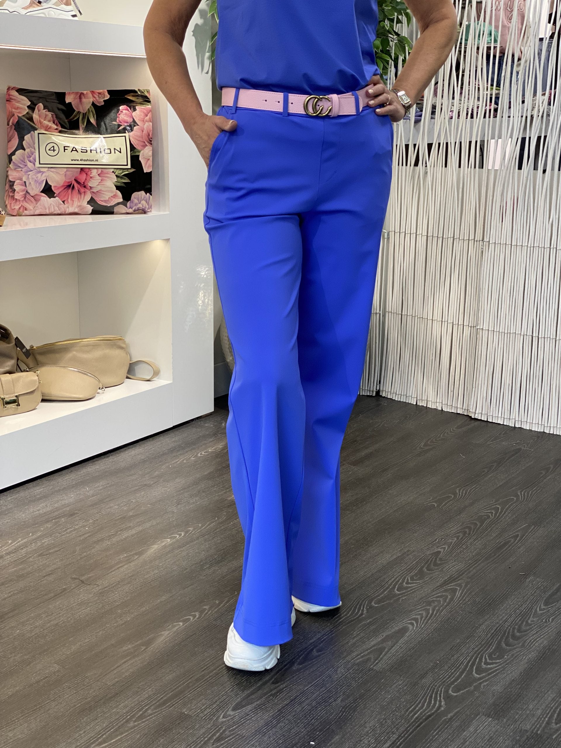 Lady Day Travelstof Phoenix Broek harbour blue