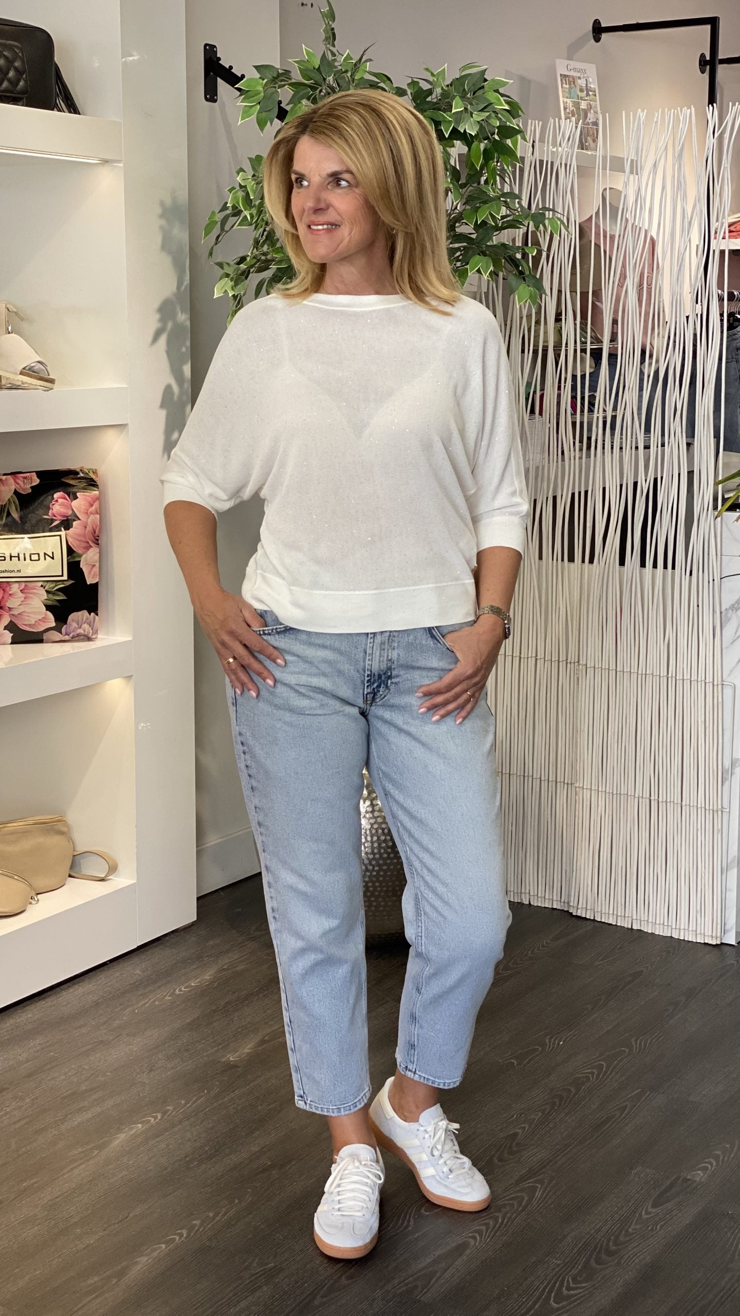 Rino & Pelle Foam Top snow white