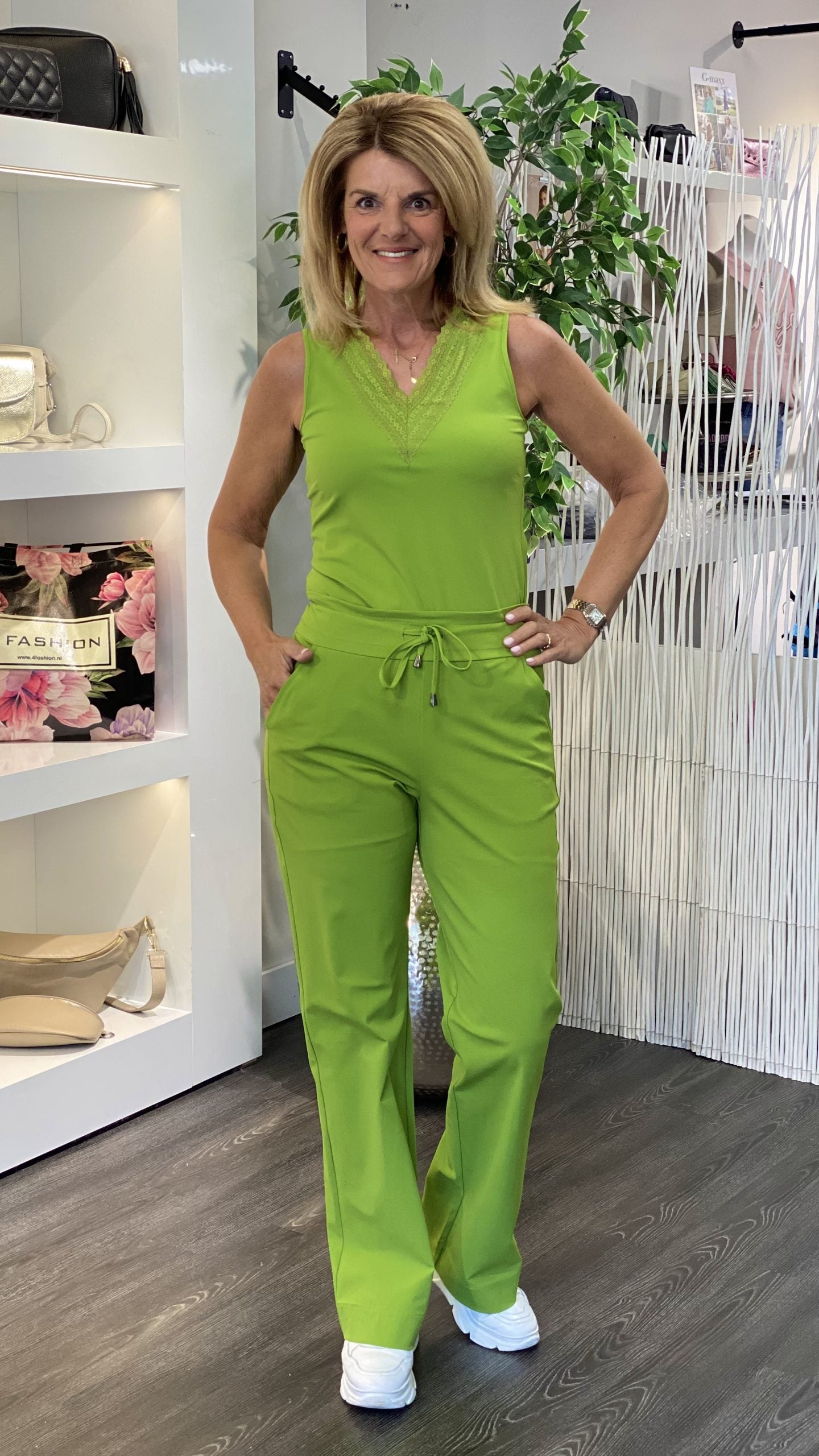 Mi Piace Travelstof Top Kant kelp forest 202254