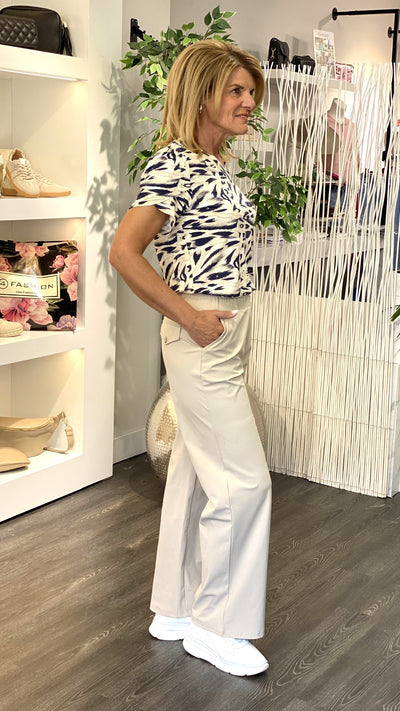 Triple Nine Travelstof Broek Lola 2701 beige