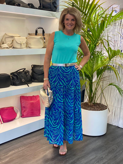 Fluresk Polly Top poolgreen groen