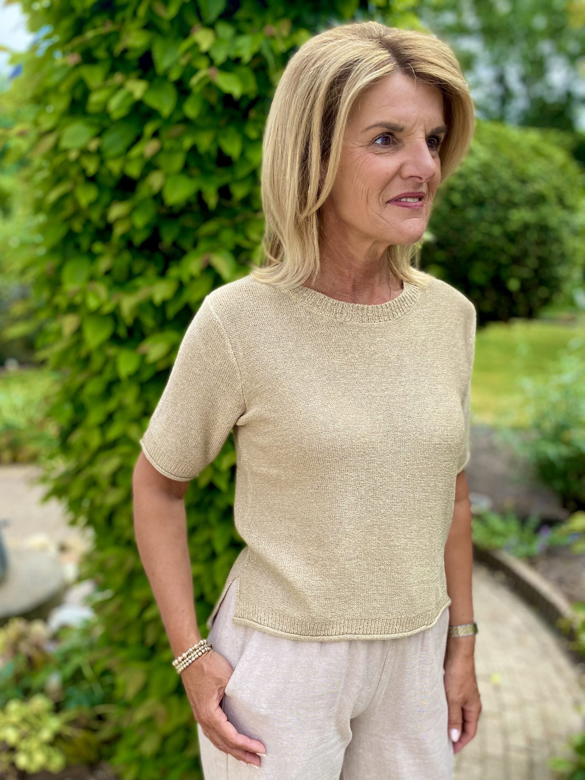 Freequent Laliga Pullover taupe