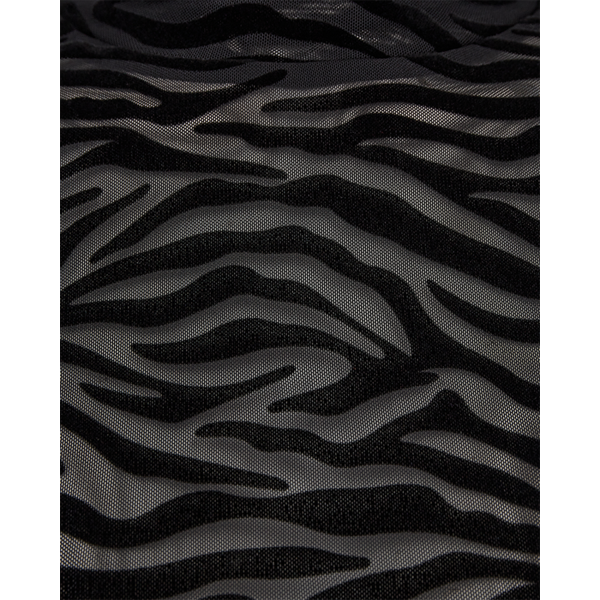 Freequent Iska Top zwart zebra