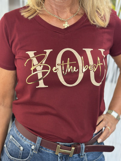 Shirt Musthave burgundy S606