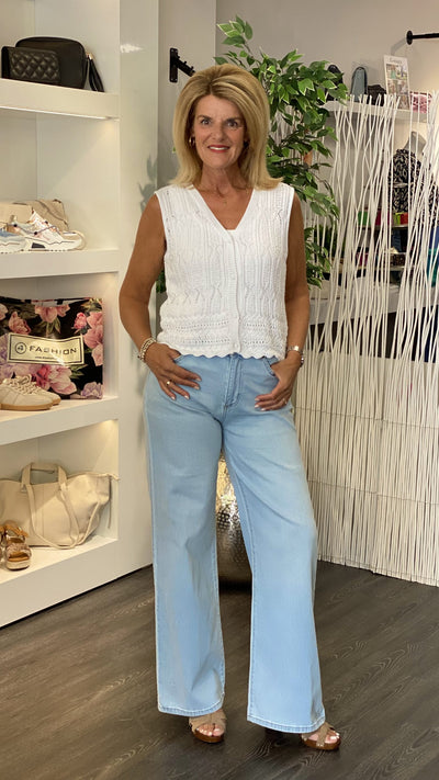 Freequent Fraya Gilet brilliant white