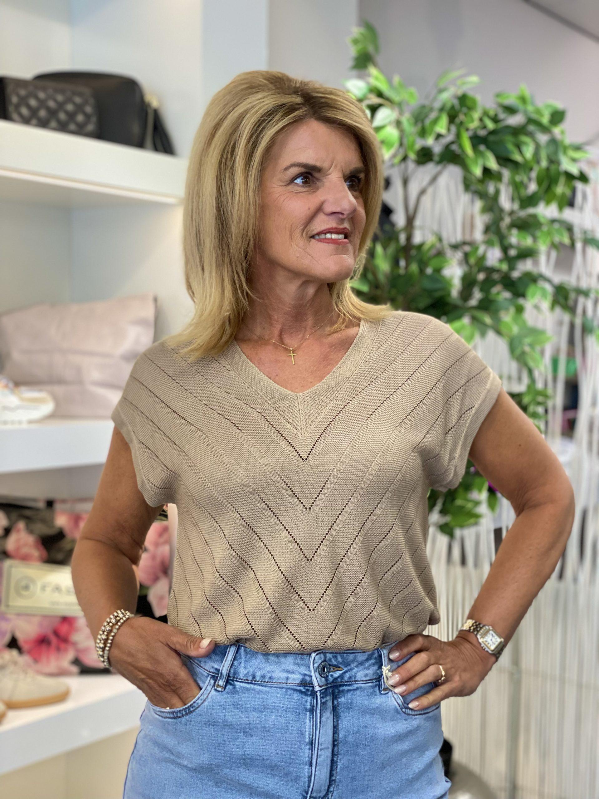 Freequent Elina Pullover simply taupe