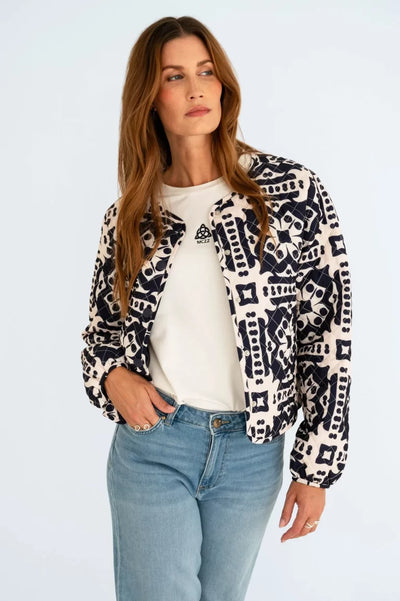 Maicazz Romana Jacket aztec print