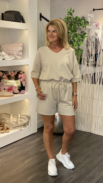 Azzurro Korte Broek Short 3848 beige