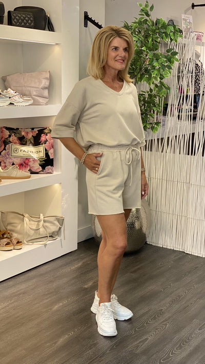 Azzurro Korte Broek Short 3848 beige