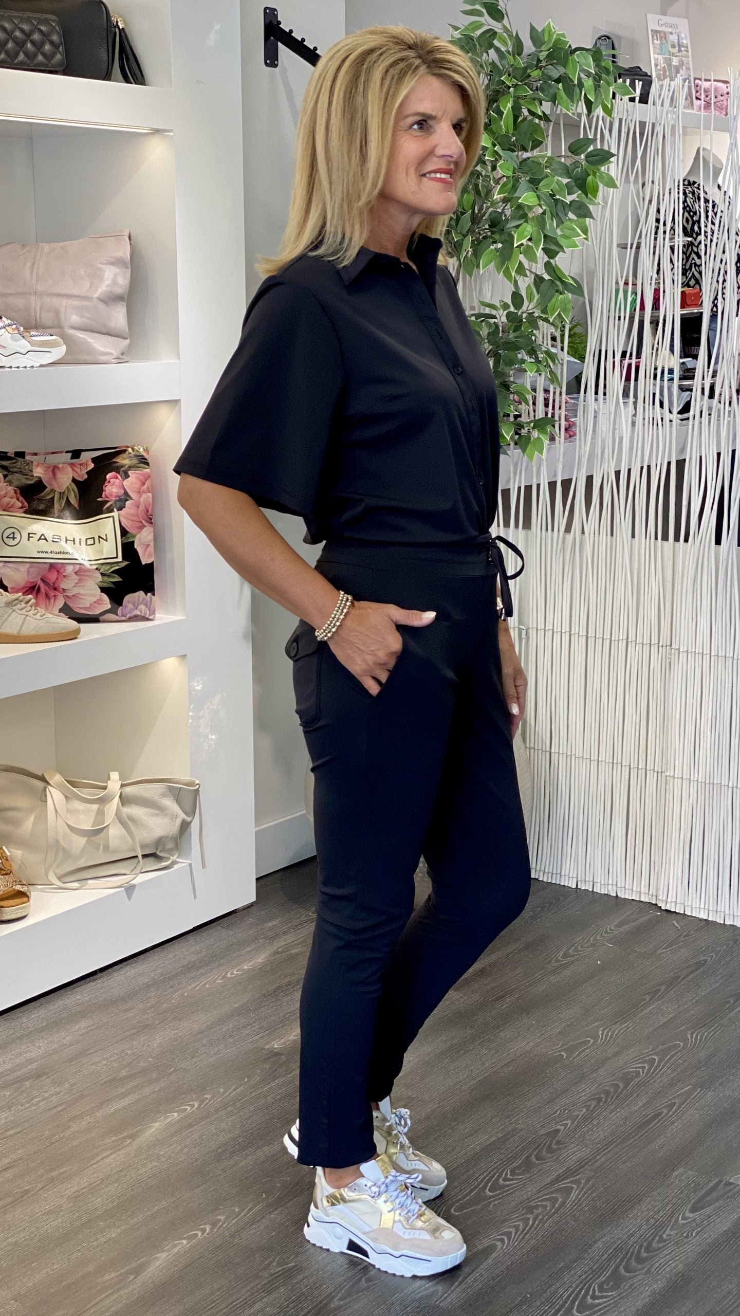 Mi Piace Travelbroek Mooie Kwaliteit 202521 zwart