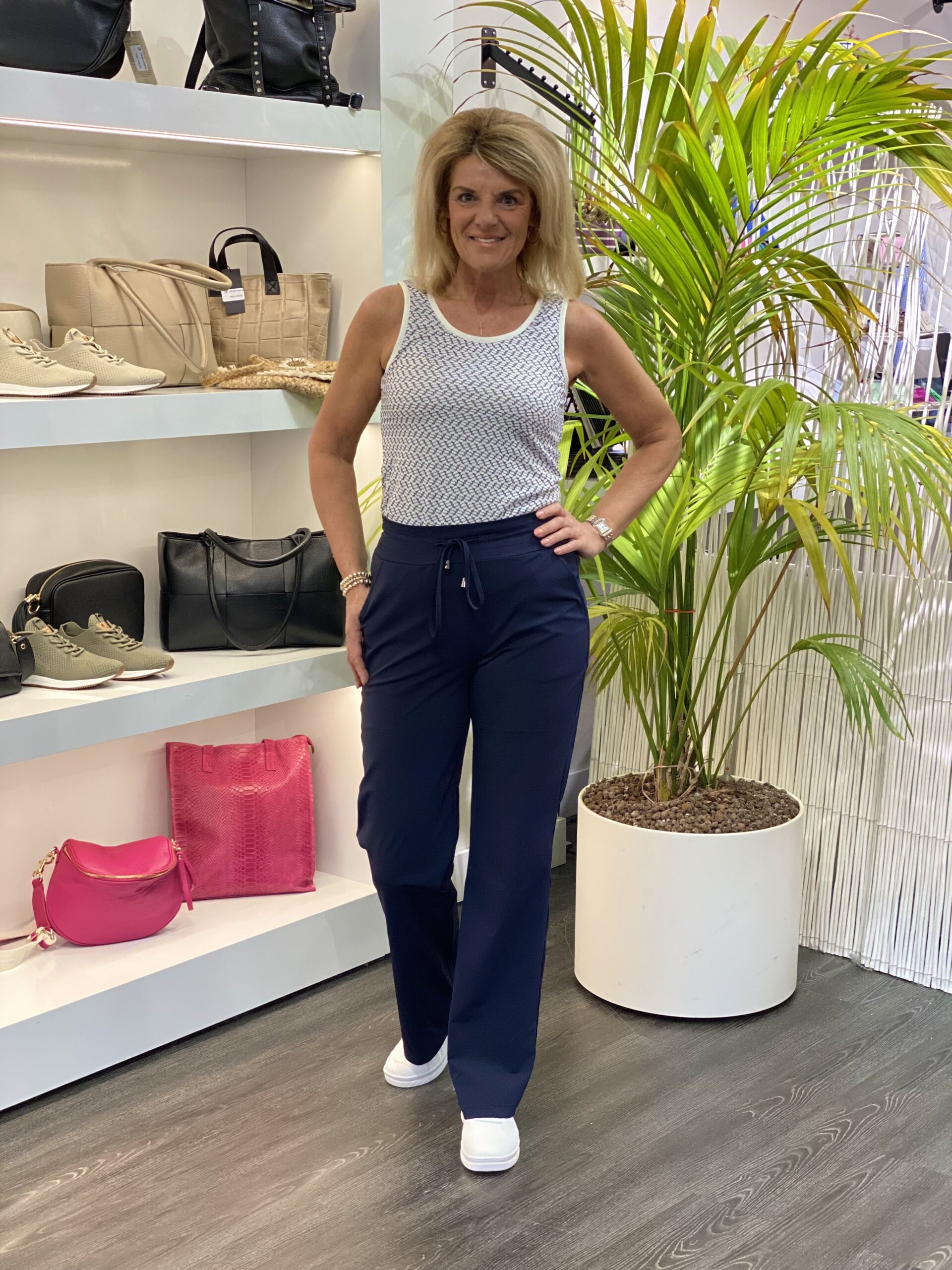 Luhta Hovinniemi Top offwhite zwart