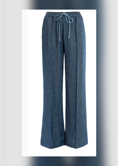 ICNK Amsterdam Noomie Twill Broek dark denim