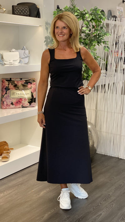 Mi Piace Travelstof Rok Dikkere Stof zwart 202529