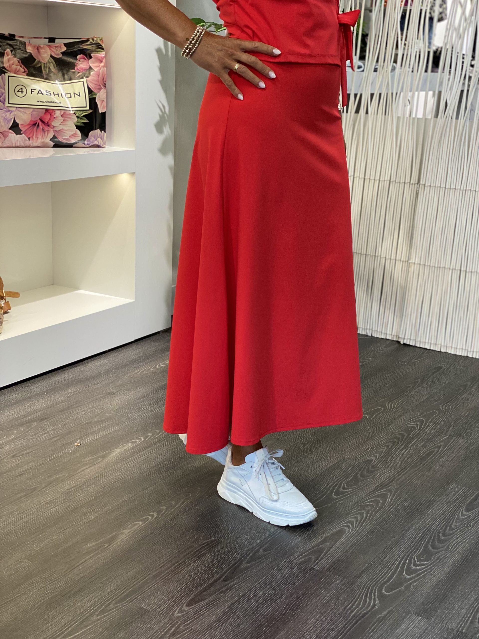 Mi Piace Travelstof Rok Dikkere Stof rood 202529