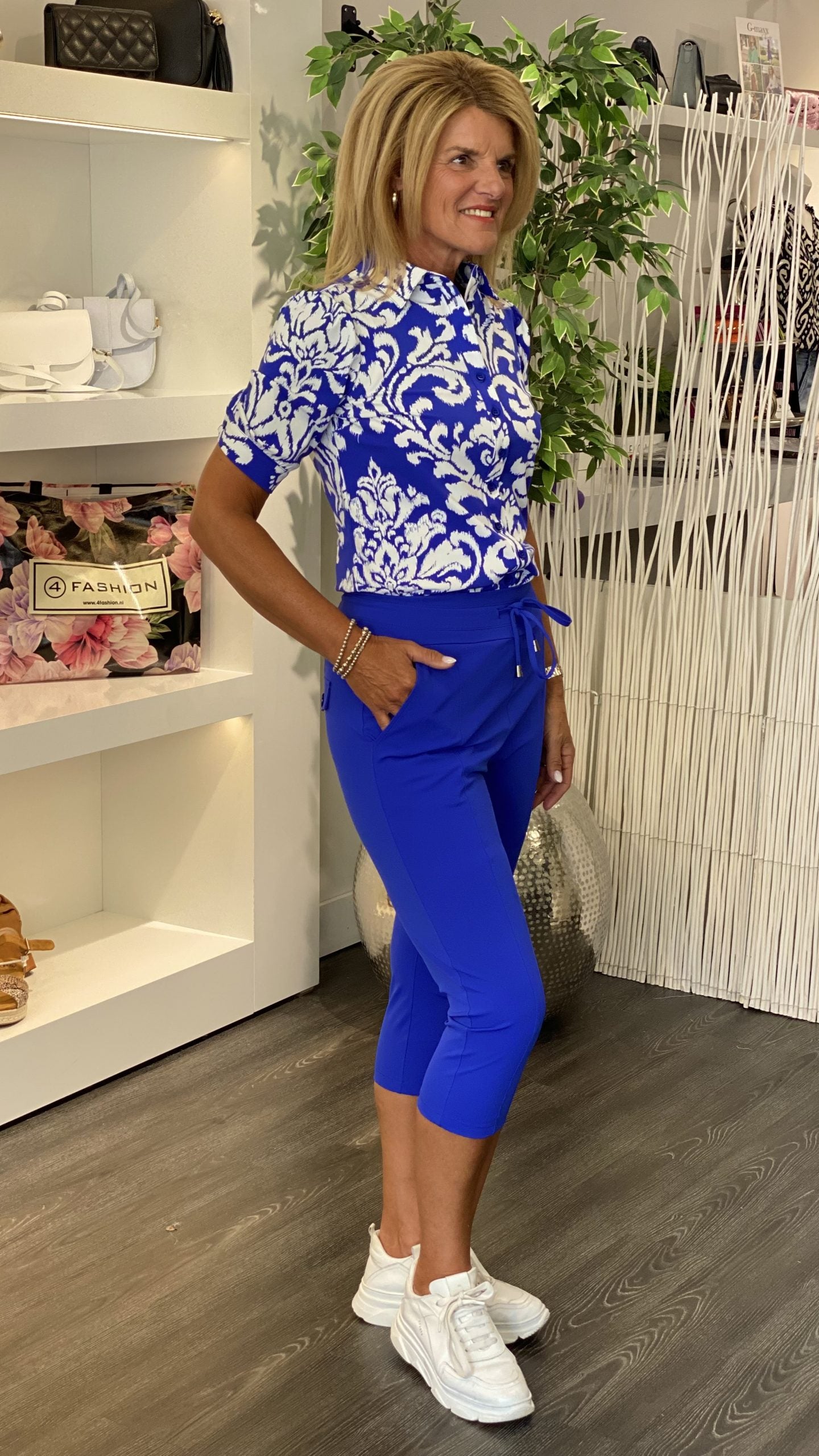 Mi PiaceTravelbroek Capri cobalt 202082
