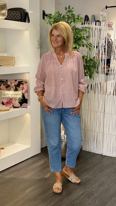 Freequent Helly Blouse moonbeam w. baked apple