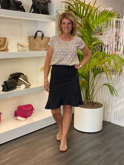 SoyaConcept Siham 24 Wikkelrok zwart