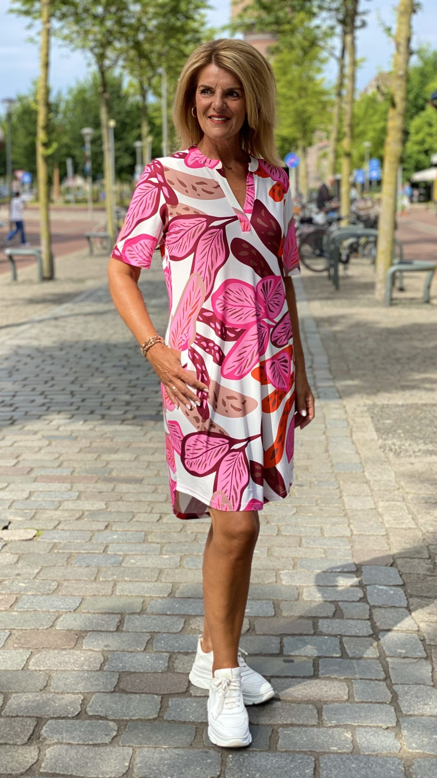 Angelle Milan by Angi Travelstof Tuniek Korte Mouw 1467/25779