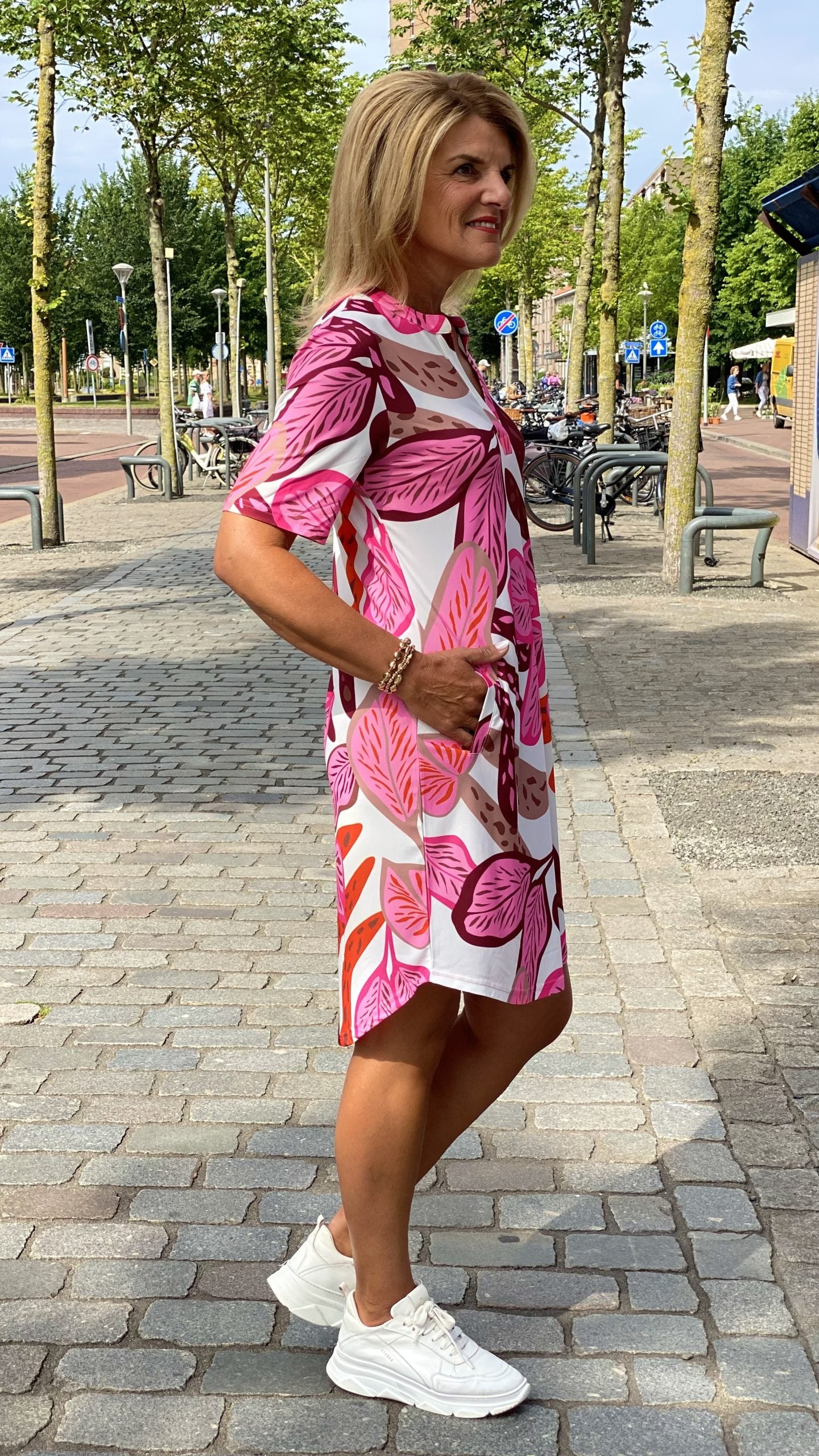 Angelle Milan by Angi Travelstof Tuniek Korte Mouw 1467/25779