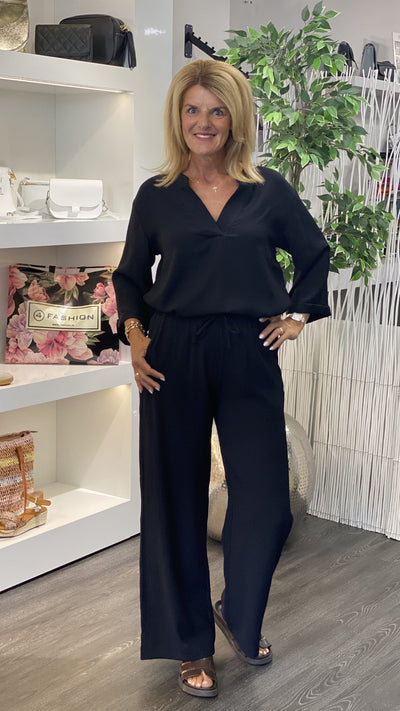Freequent Laguna Broek zwart