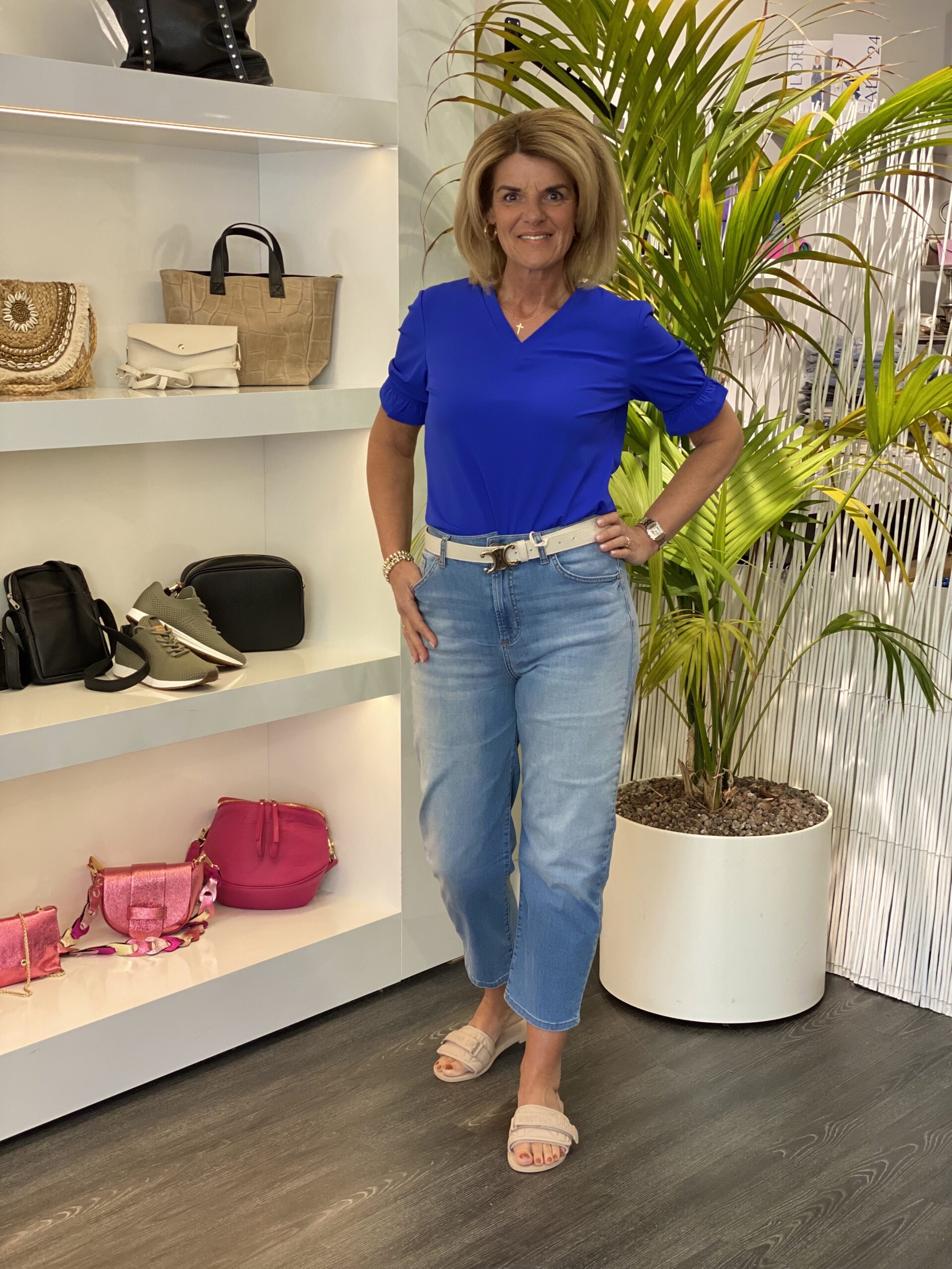 Zhrill Zhiza jeans Boyfriend spijker Broek blue W7632