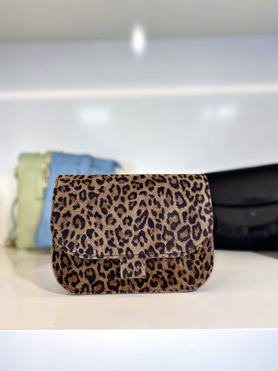 Flora Tas Suede Leopard 58 T222