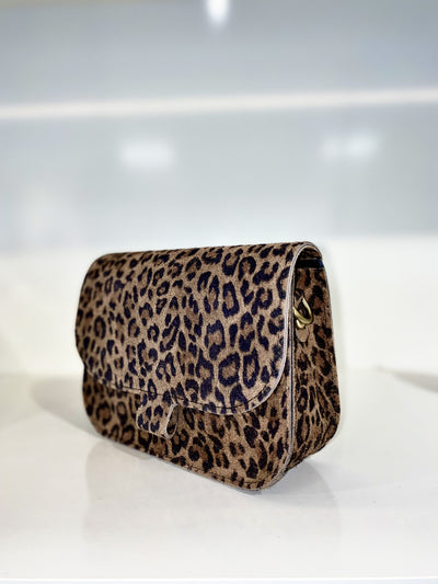 Flora Tas Suede Leopard 58 T222