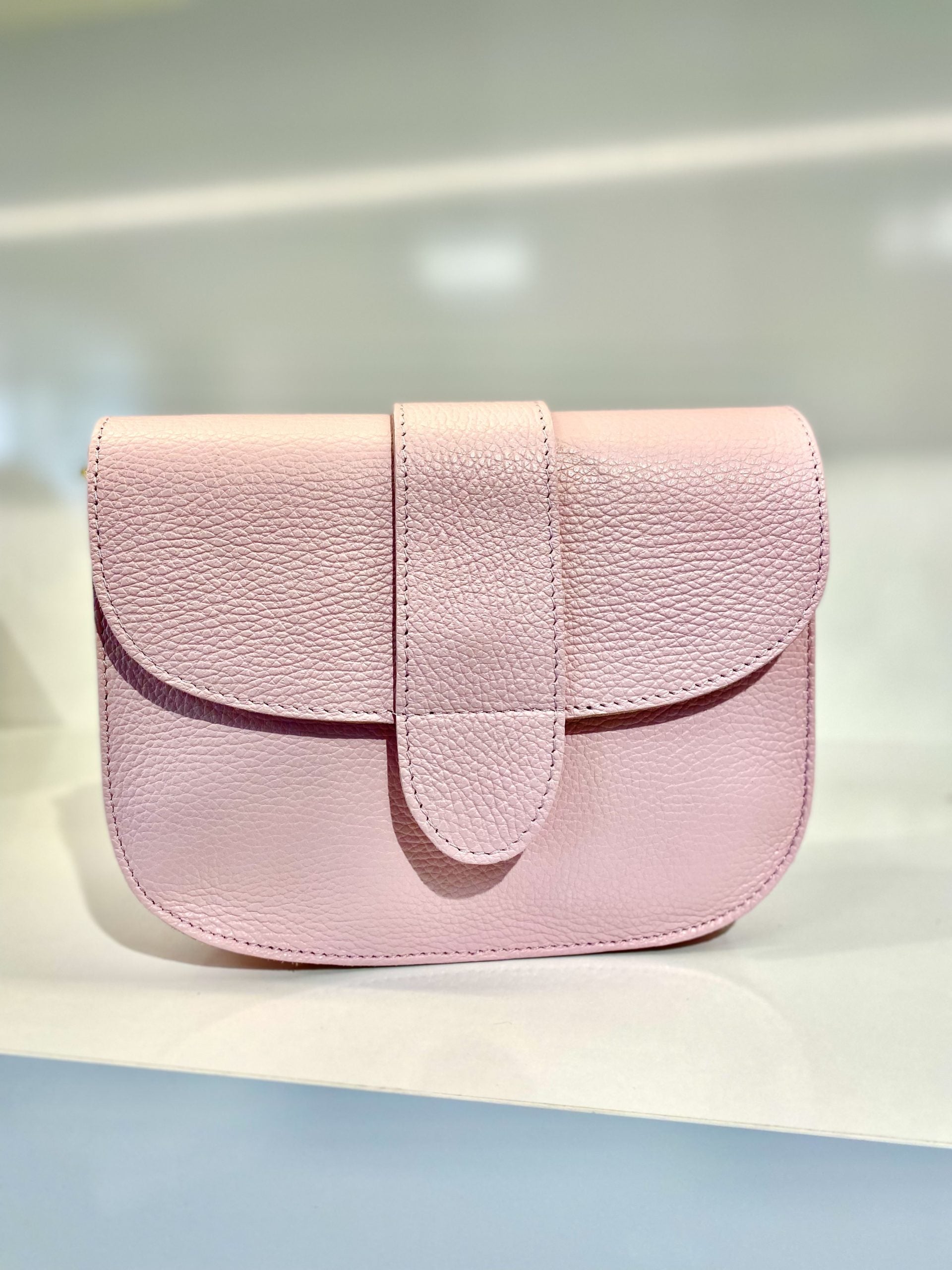 Maan Tas Leer Baby Pink T230