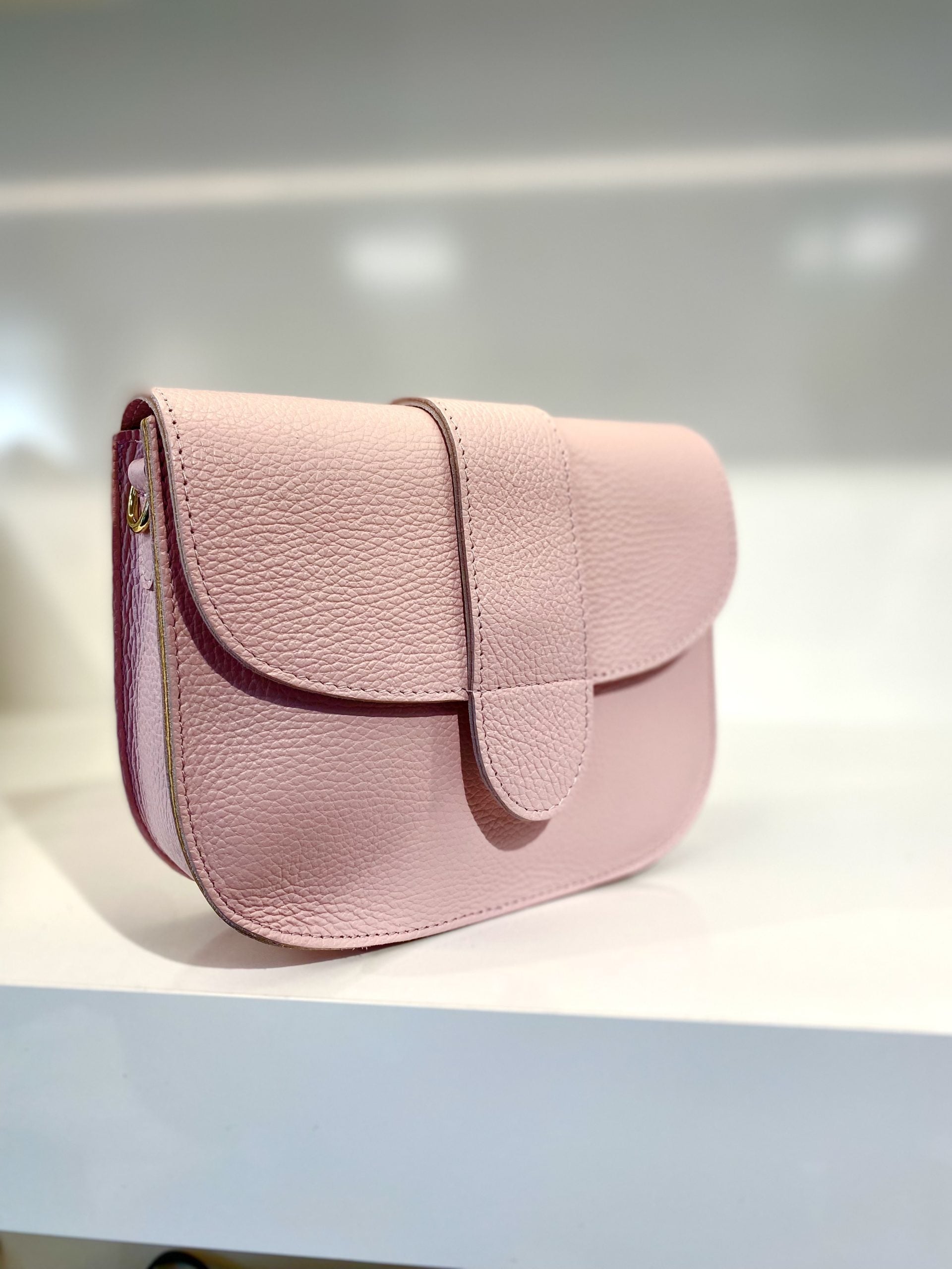 Maan Tas Leer Baby Pink T230