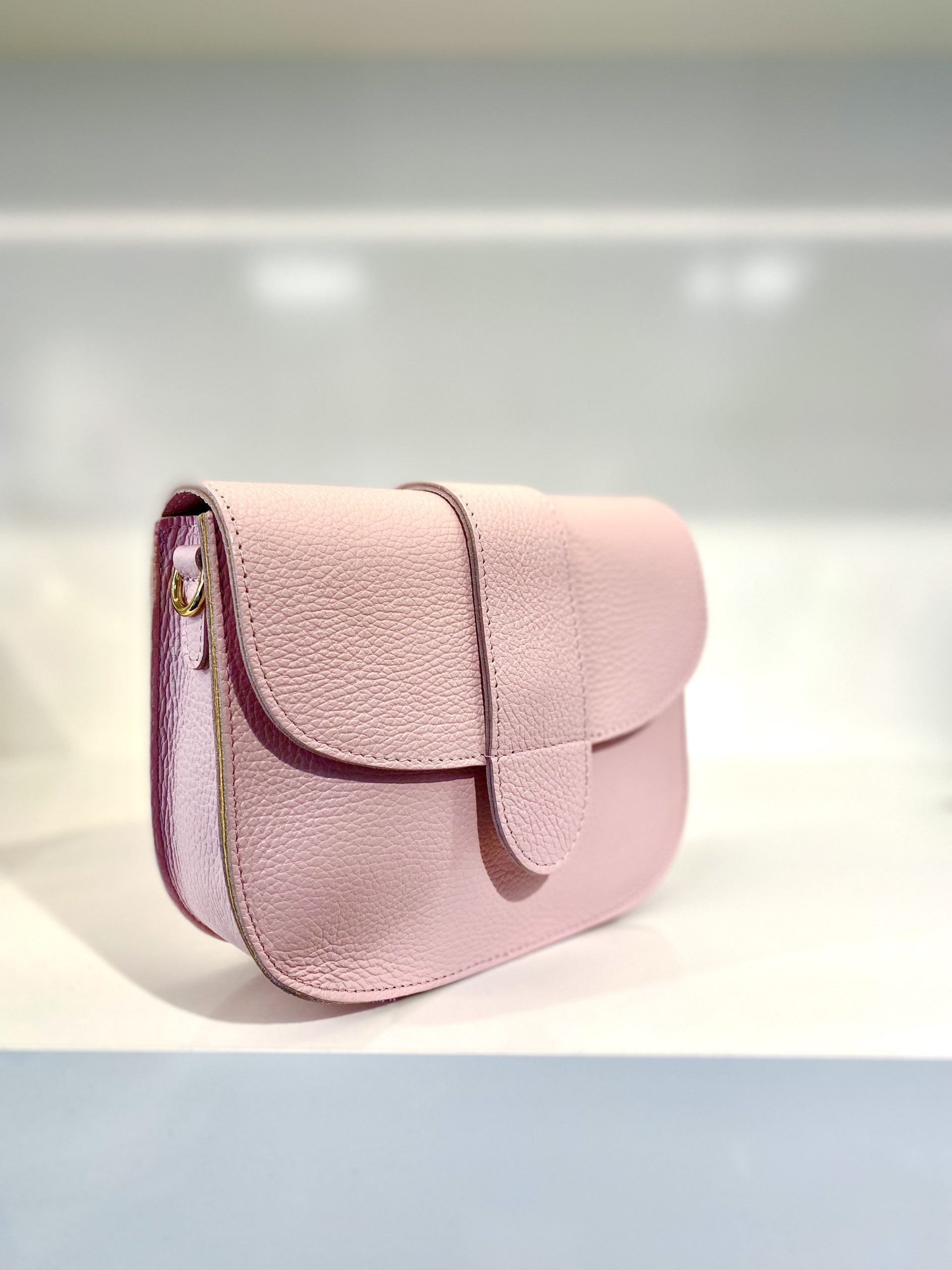 Maan Tas Leer Baby Pink T230
