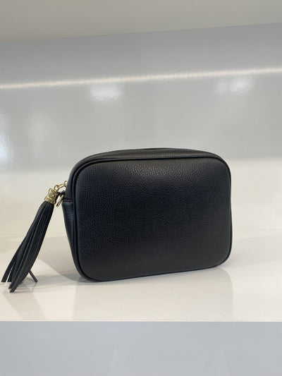 Teatro Tas Leer Zwart/Goud T227