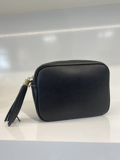 Teatro Tas Leer Zwart/Goud T227