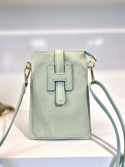 Tas Leer Mint H-Gesp T242