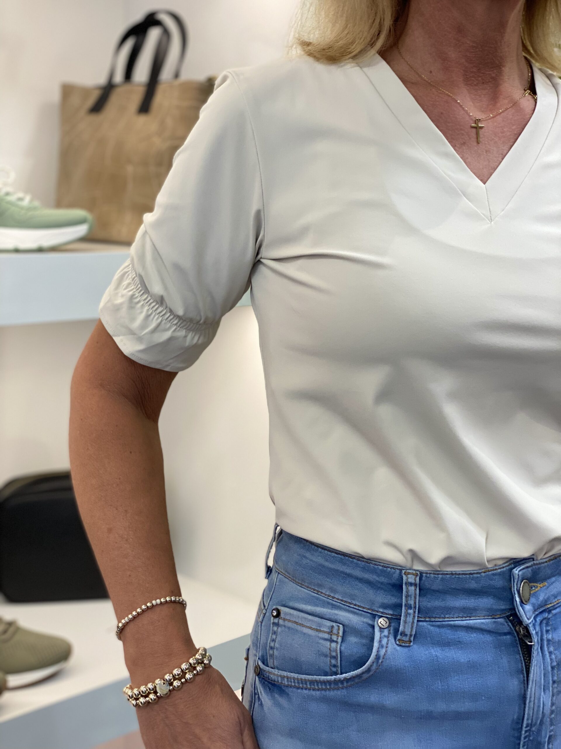 Mi Piace Travelstof Top Smock Mouw kit 202415