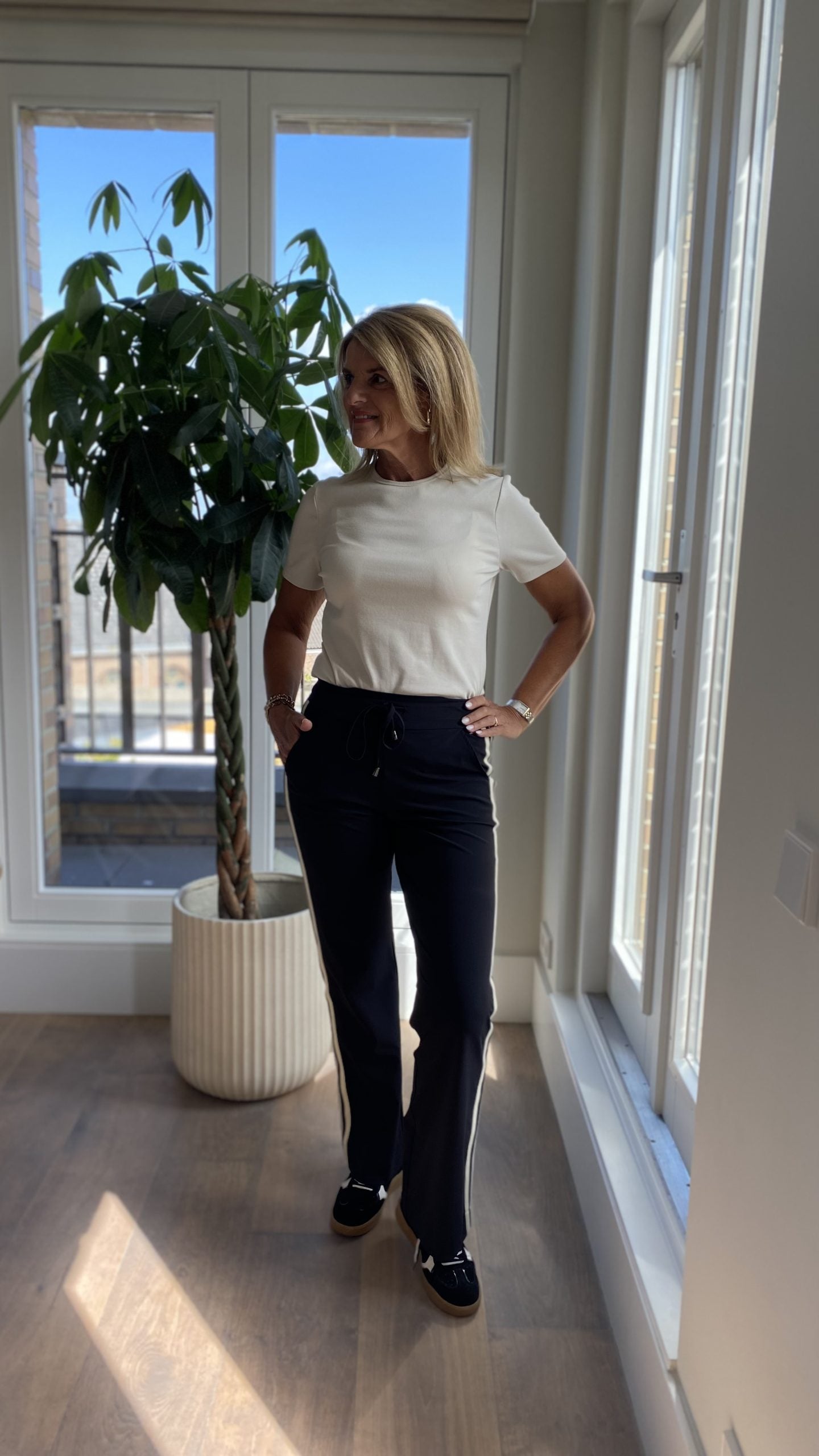 Mi Piace Travelbroek Tape Binding Winterkwaliteit 202668 zwart