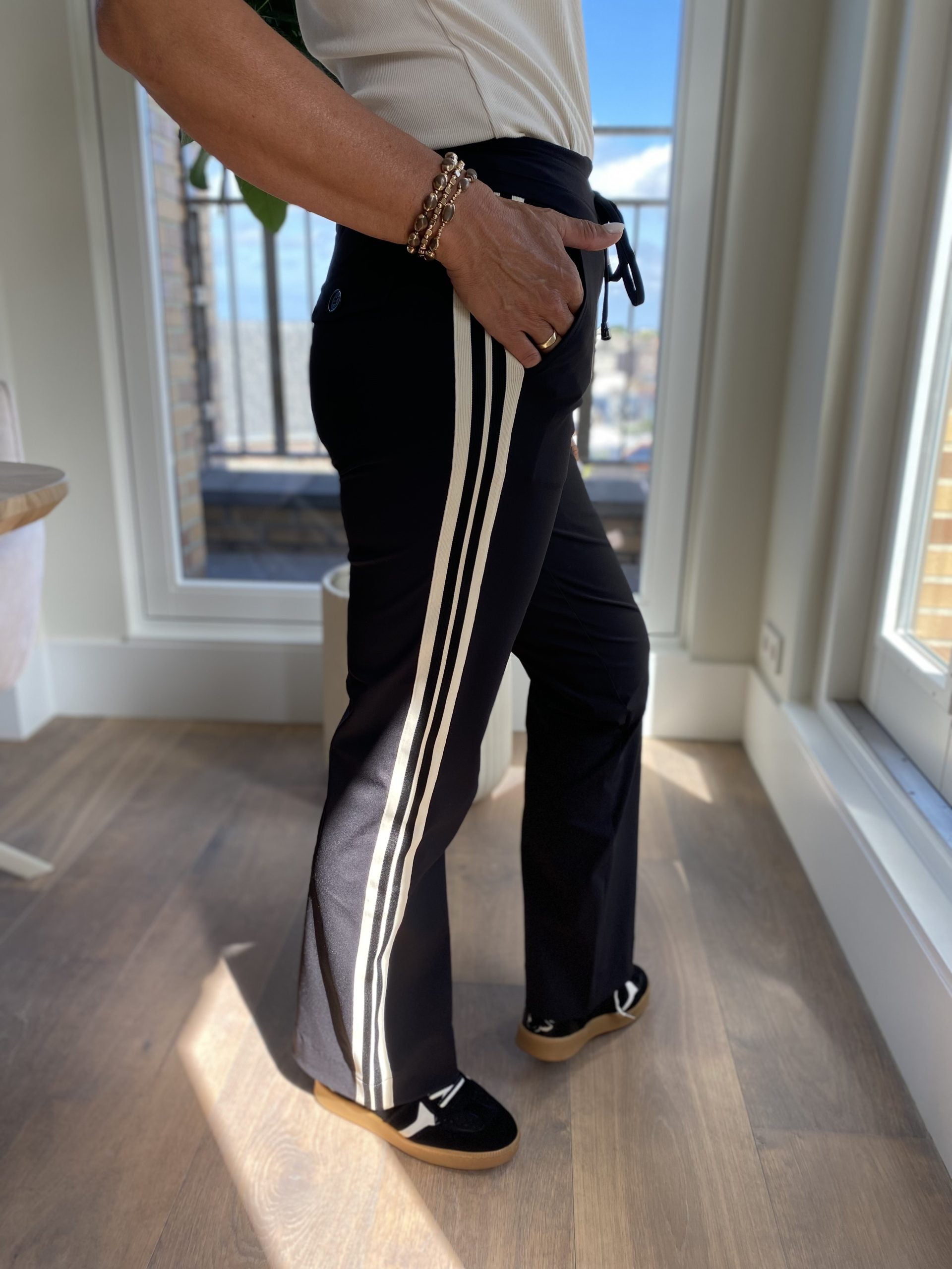 Mi Piace Travelbroek Tape Binding Winterkwaliteit 202668 zwart