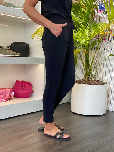 Triple Nine Travelstof Broek Brenda 2101 zwart