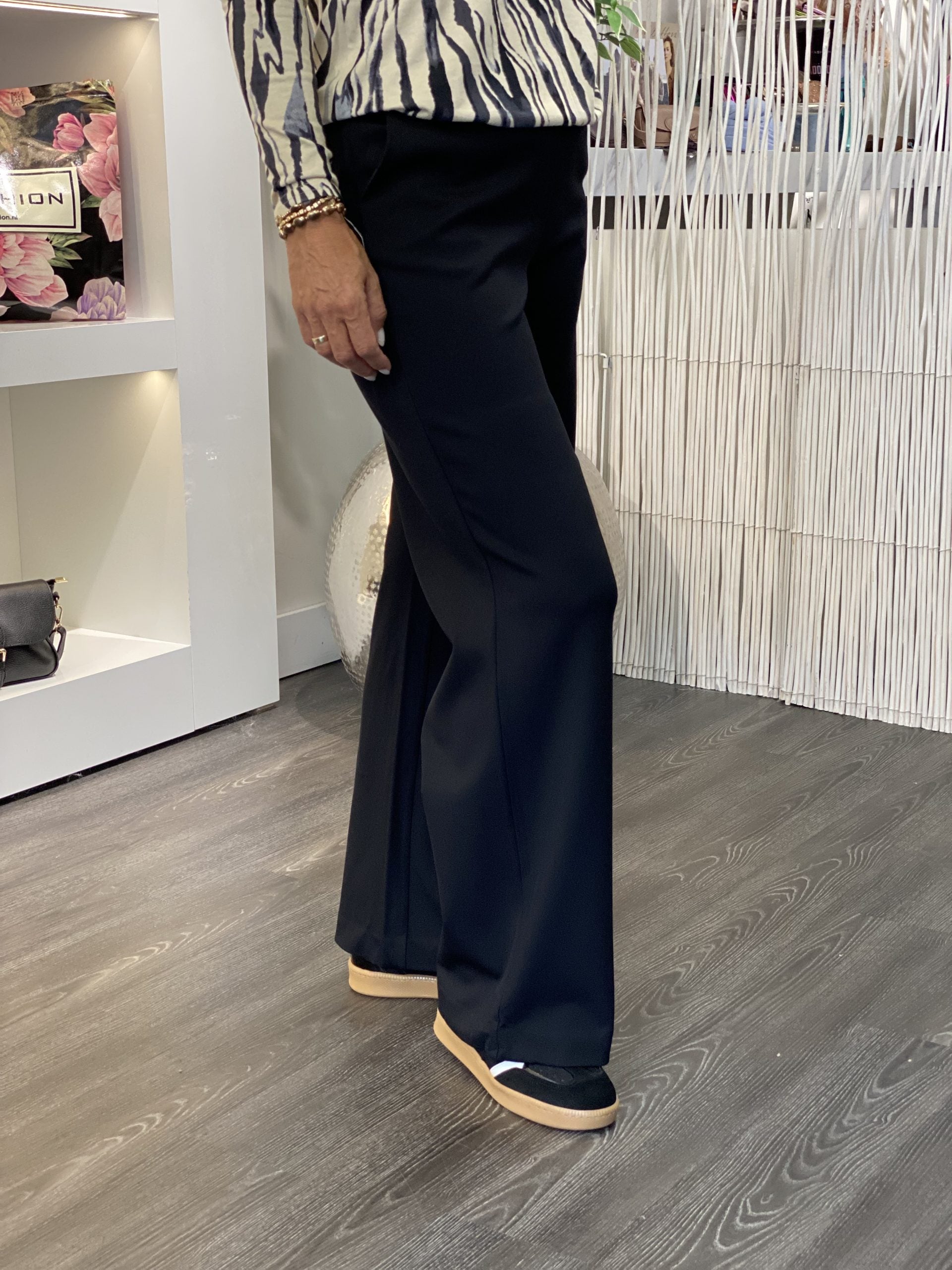 Maicazz Zizo Pattiwide Broek zwart