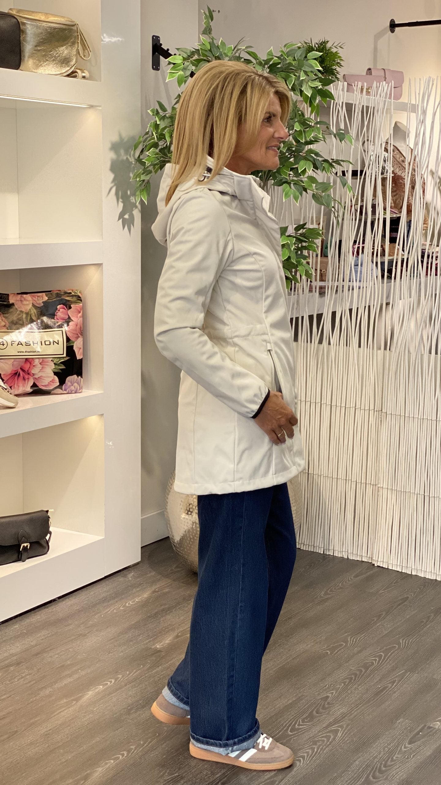 Luhta Iloniemi Softshell Jas creme