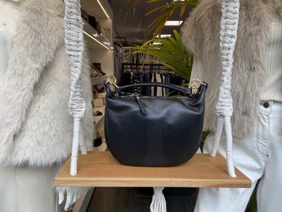 Sasha Handtas Leer Zwart T296