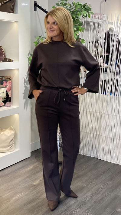 Mi Piace Sweat Broek 20200103 espresso