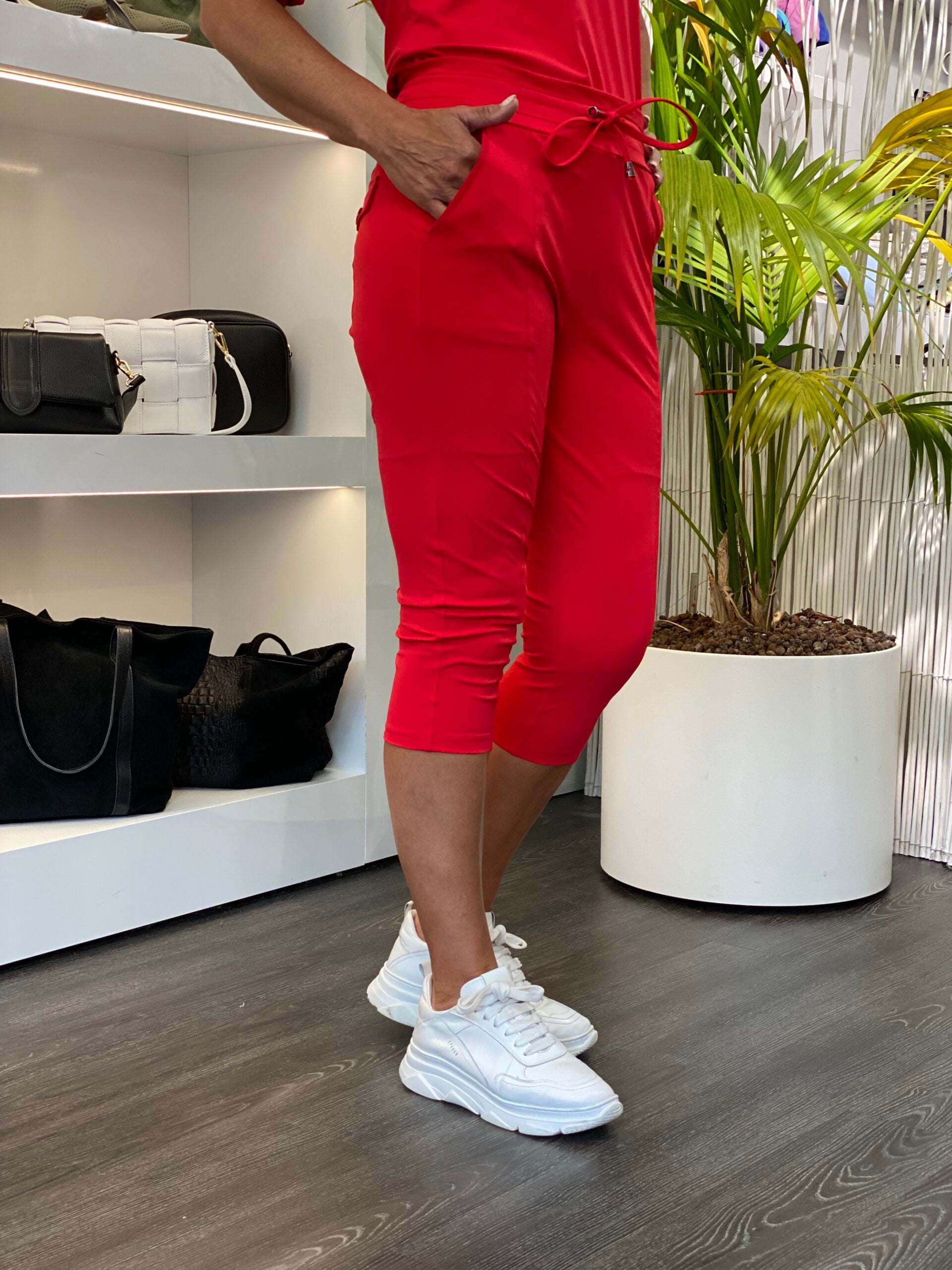 Mi PiaceTravelbroek Capri rood 202082